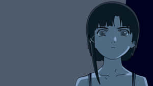 Lain Iwakura Anime Portrait Wallpaper