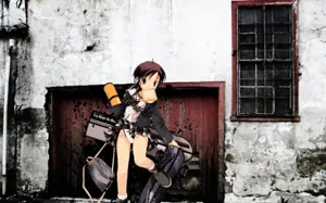 Lain Iwakura Connected To The Wired Wallpaper