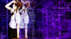 Lain_ Iwakura_ Cyber_ Realm Wallpaper