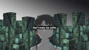 Lain Iwakura Vaporwave Anime Wallpaper