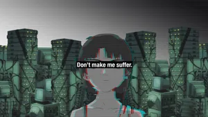 Lain Iwakura Vaporwave Anime Wallpaper