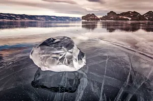 Lake Baikal Clear Ice Wallpaper