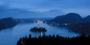 Lake Bled At Dawn Wallpaper