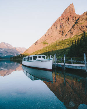 Lake Josephine In Montana Iphone Wallpaper