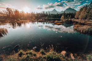 Lake Tatra Mountains High Quality Desktop Wallpaper