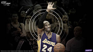 Lakers Hd Kobe Bryant Waving Wallpaper