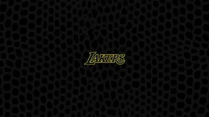 Lakers Logo Black Aesthetic Wallpaper