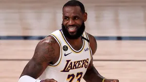 Lakers_ Player_ In_ Action_2020 Wallpaper