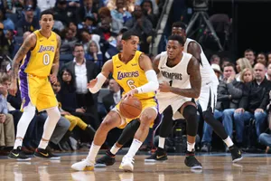 Lakers Player Jordan Clarkson Wallpaper