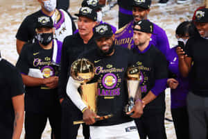 Lakers2020 Championship Celebration Wallpaper