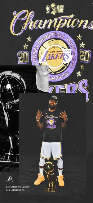 Lakers2020 N B A Champions Celebration Wallpaper