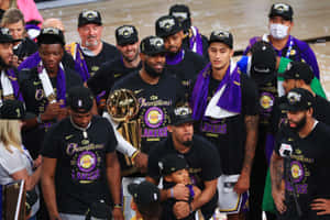 Lakers2020 N B A Champions Celebration Wallpaper