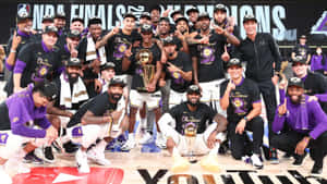 Lakers2020 N B A Champions Celebration Wallpaper