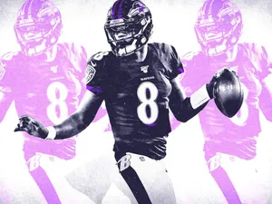 Lamar Jackson Baltimore Highlight Wallpaper