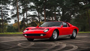 Lamborghini Miura - The Iconic Classic Sports Car Wallpaper