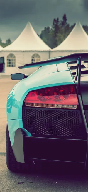 Lamborghini Murciélago Tail Lights Top Iphone Hd Wallpaper