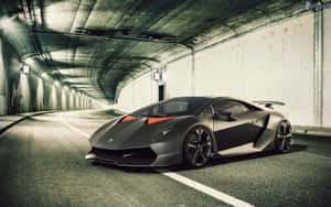 Lamborghini Sesto Elemento On The Move Wallpaper