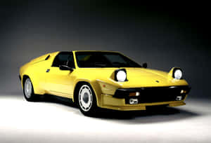 Lamborghini Silhouette P300 In Action Wallpaper