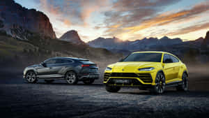 Lamborghini Urus - The Ultimate Luxury Suv In Action Wallpaper