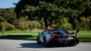 Lamborghini Veneno - A Masterpiece Of Design And Performance Wallpaper