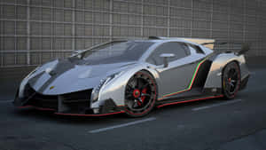 Lamborghini Veneno In Action Wallpaper