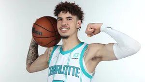 Lamelo Ball Basketball Portrait Wallpaper