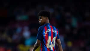 Lamine Yamal F C Barcelona44 Jersey Wallpaper