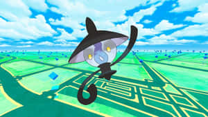 Lampent In Map Background Wallpaper