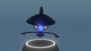 Lampent On Glowing Platform Wallpaper