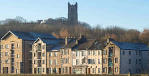 Lancaster Tranquil Aerial View Wallpaper