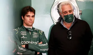 Lance Stroll With His Dad Wallpaper