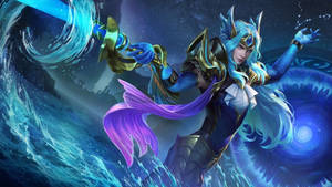 Lancelot Mobile Legend Pisces Skin Official Poster Wallpaper