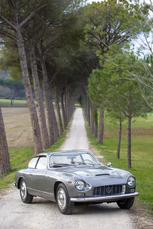 Lancia Flaminia Coupe Country Road Wallpaper