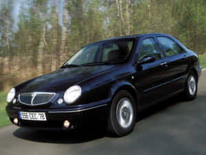Lancia Lybra Black Sedan Motion Wallpaper