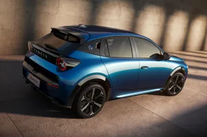 Lancia Ypsilon Blue Hatchback Wallpaper