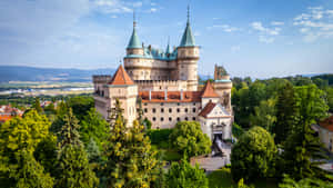 Landscape Around Bojnice Castle Wallpaper