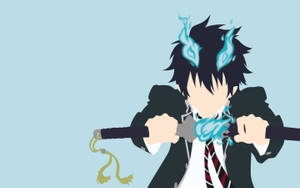 Landscape Blue Exorcist Fanart Wallpaper