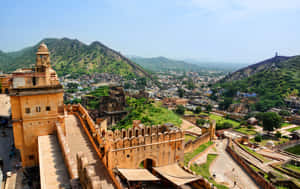 Landscape From Amer Fort Wallpaper