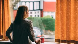 Languishing Moment In A Coffee Shop Wallpaper