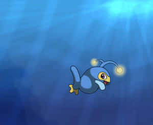 Lanturn Swimming Away Wallpaper