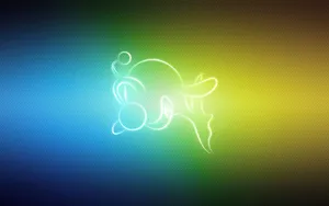 Lanturn White Outline Wallpaper