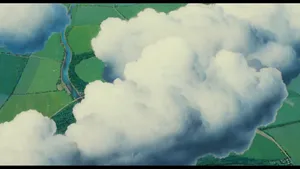 Laputa Castle In The Sky - A Castle In The Clouds Wallpaper