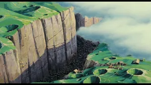 Laputa Castle In The Sky - The Beautiful Sky Fortress Wallpaper