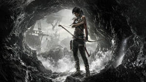 Lara Croft Returns In The Action-packed Tomb Raider 9 Wallpaper