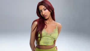 Lara Katseye Fashion Portrait Wallpaper