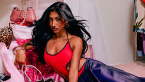 Lara Katseye Fashion Shoot Wallpaper