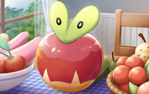 Large Applin On Table Wallpaper