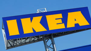 Large Ikea Signage Wallpaper