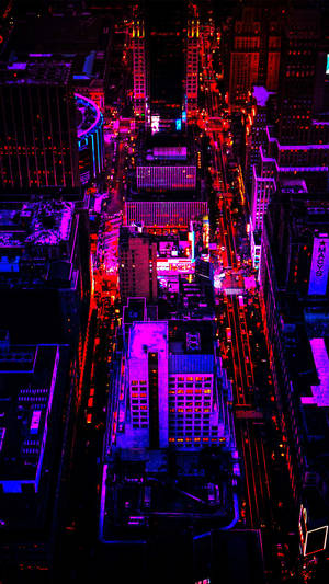 Las Vegas Iphone Neon City Lights Wallpaper