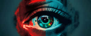 Latent Futuristic Eye Wallpaper